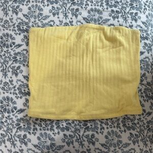 American Eagle Outfitters Yellow Crop Top